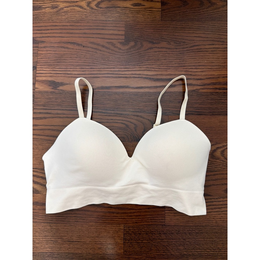 Truekind Daily Comfort Wireless Shaper Bra Cream Large Seamless Supportive
